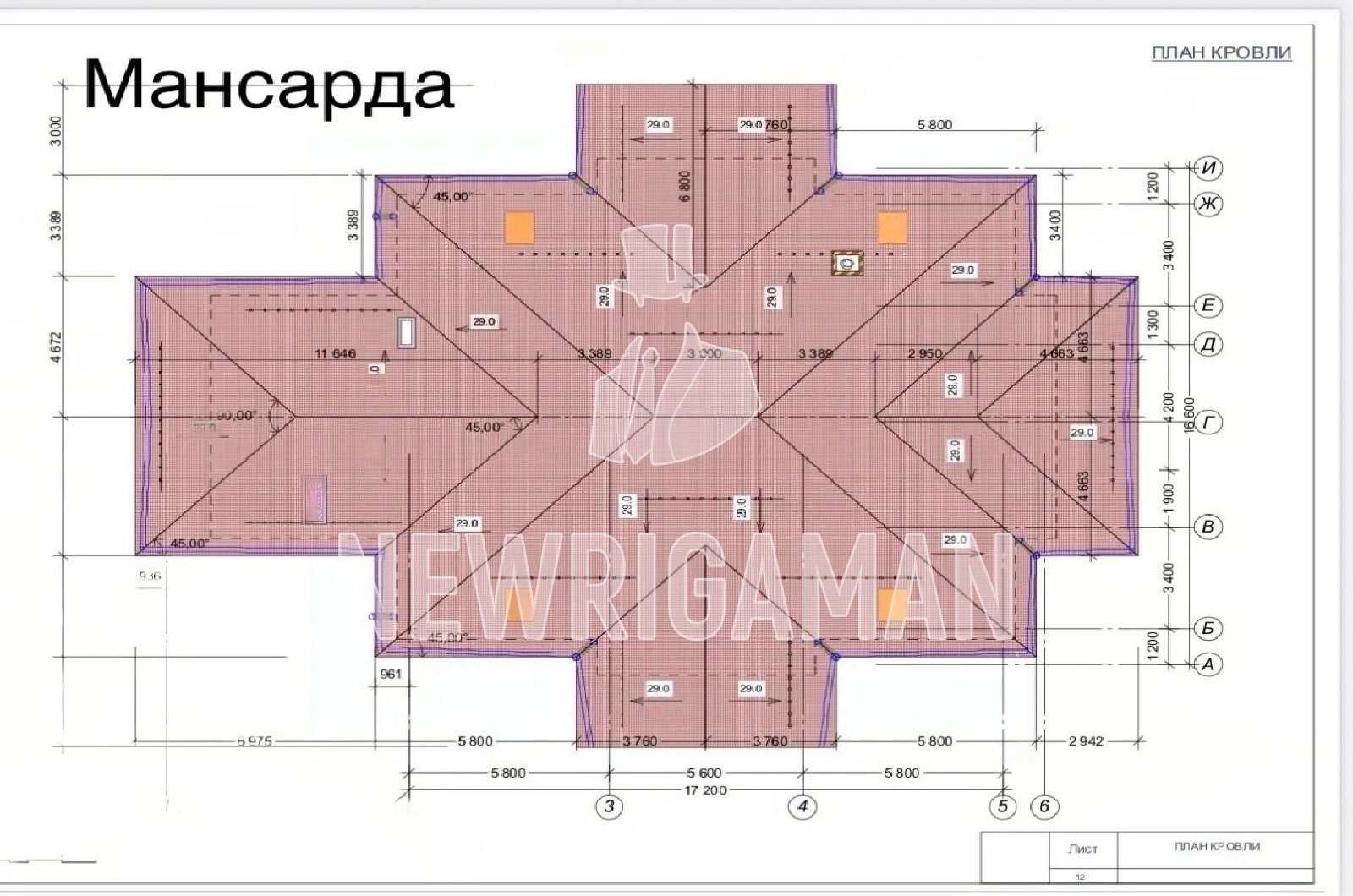 Планировка лота
